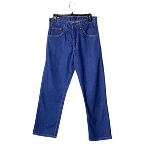 Aramark 2112 Mens 5 Pocket Work Jean Indura‎ HRC Size 28 Straight Leg Dar…